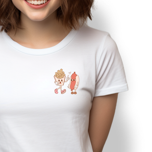 Chips & Hotdog Short Sleeve T-Shirt