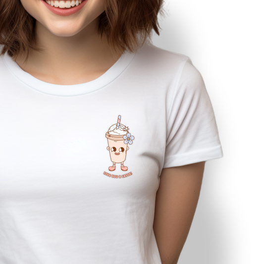 Love you alatte Short Sleeve T-Shirt