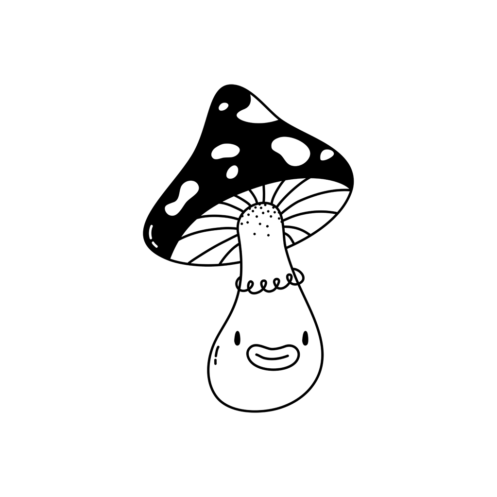 Mushroom Short Sleeve T-Shirt