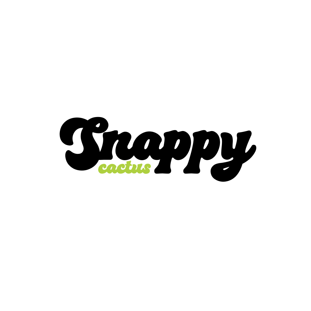 Snappy Cactus Logo Short Sleeve T-Shirt